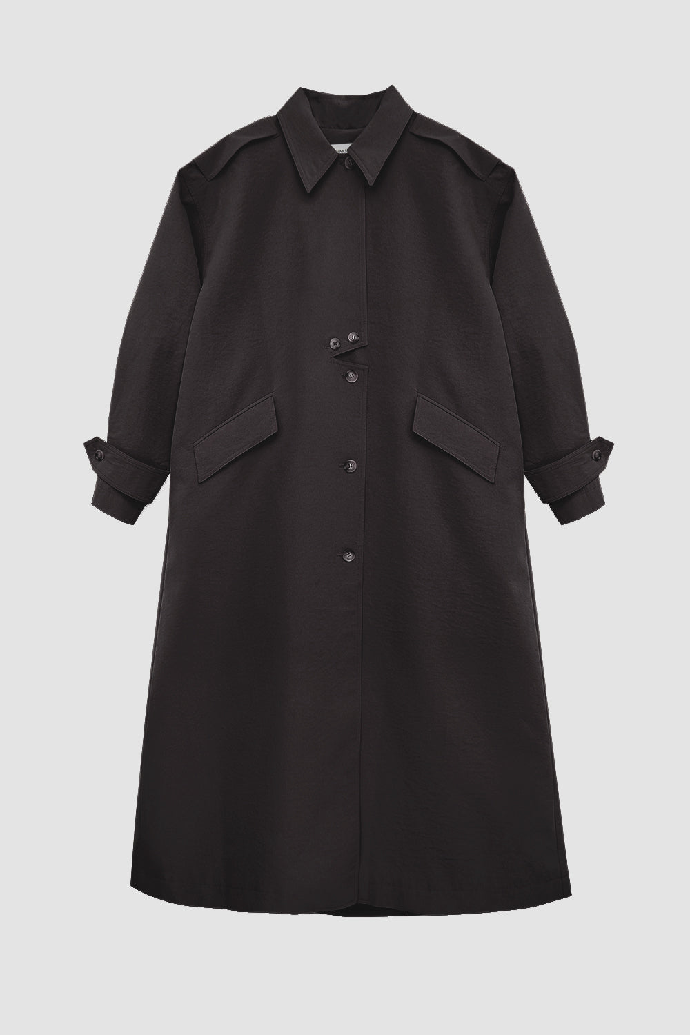 'CEO' Duster Coat in Black