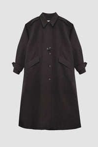 'CEO' Duster Coat in Black