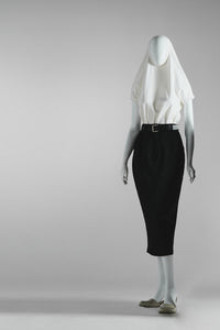 'CEO' Pencil Midi Skirt