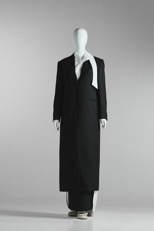 'Opera' Lapelless Coat