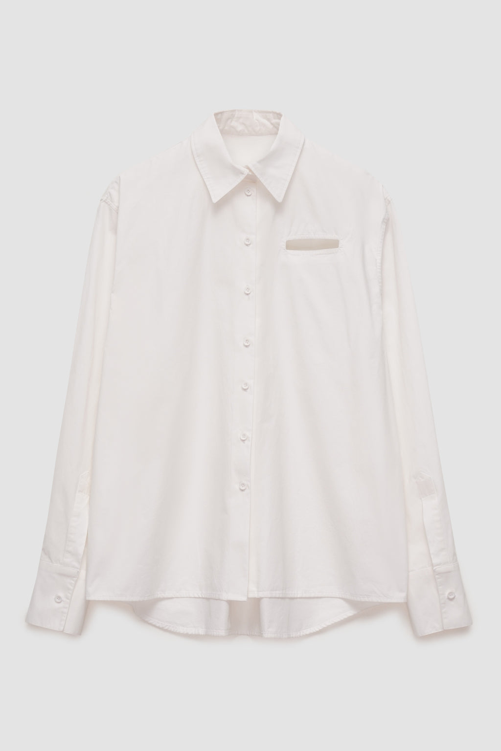 'Fake Pocket' Shirt in White