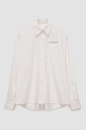 'Fake Pocket' Shirt in White