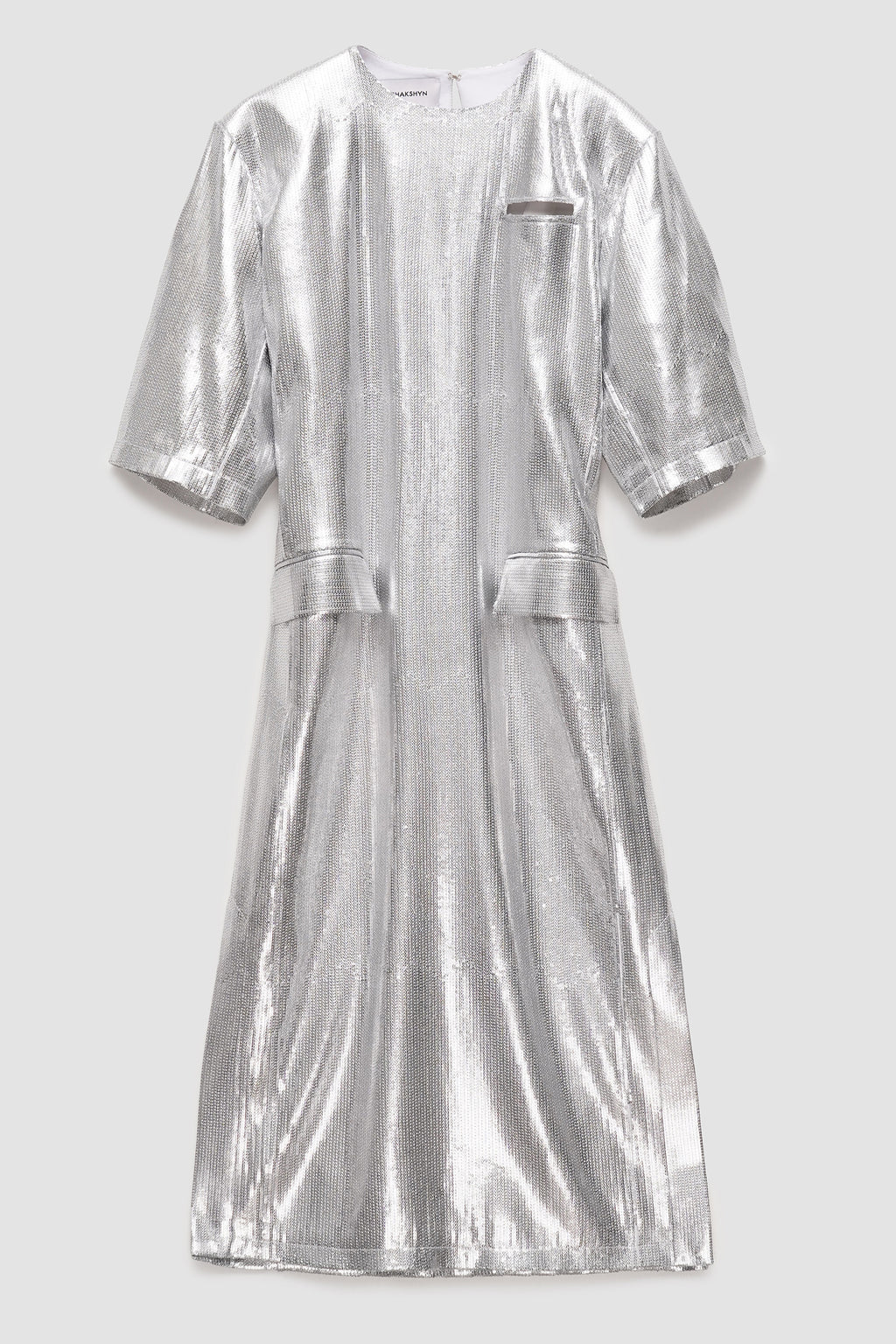 'Fake Pocket' Padded Dress SAMPLE
